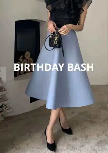 birthday bash A LINE BONDING SKIRT SHORT
