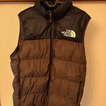 THE NORTH FACE 다운 베스트 L 블랙/브라운