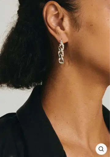 컨디션 최상 ENEY 키헤이 메레 다이아몬드 트리플 귀걸이