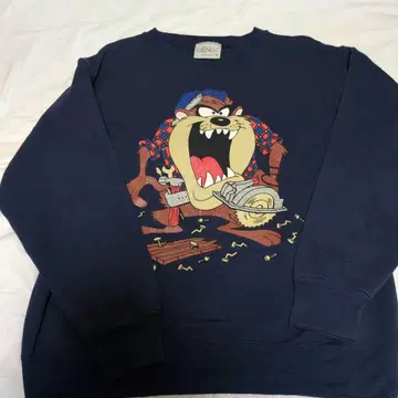 GENUS 타즈 프린트 맨투맨 M 네이비