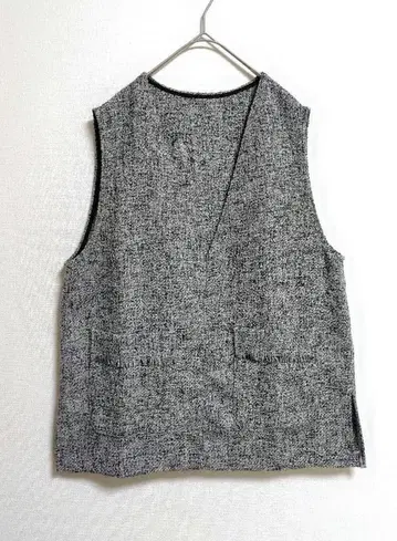 어반 리서치 도어스 트위드 베스트 그레이