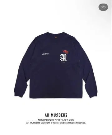 AH MURDERZ L/S T-shirts 네이비