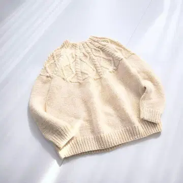 네팔제 핸드 니트 아란 니트 피셔맨 니트 SV9