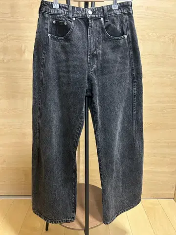 릴리프 스트레이트 데님 팬츠