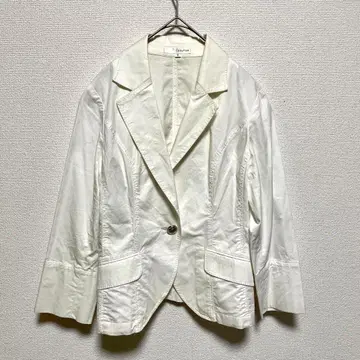 anyFAM 테일러드 자켓 화이트 사이즈 2 화이트 자켓