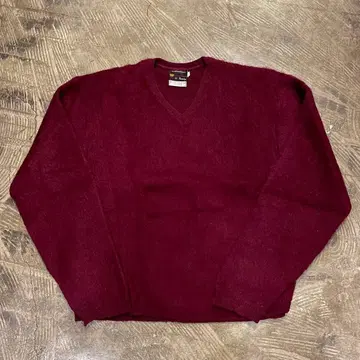 60s 60년대 타운크래프트 모헤어 니트 타운크래프트 와인