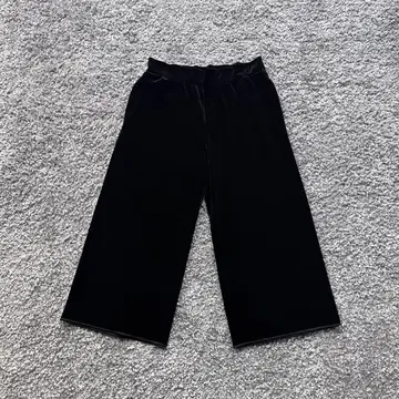 VELOUR NOIR 40 블랙 벨로아 팬츠 FOXEY