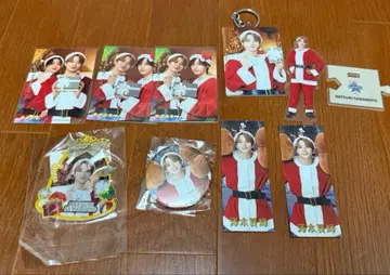 판타 사와모토 나츠키 산타 아크릴 스탠드 포토 카드 세트