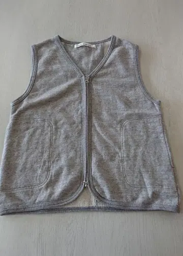 plaisir du sabbatum 맨투맨 베스트 그레이 사바탐 면