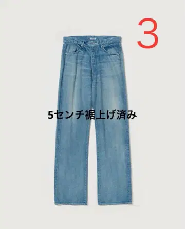25SS SELVEDGE FADED LIGHT DENIM PANTS 3