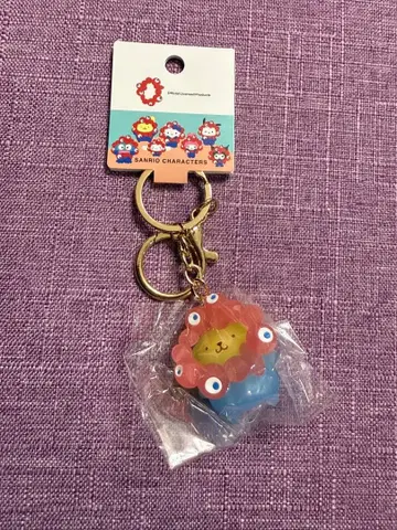산리오 만박 미야쿠미야쿠 클리어 키링 폼폼푸딩