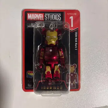 마블 스튜디오 베어브릭 아이언맨 마크 3 1번 복권