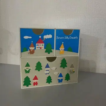 초레어 산리오 레트로 세븐 리드 드워프 서랍 소품함 쇼와