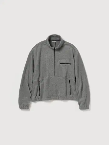 PURE SILK COMFORT FLEECE HALF ZIP P/O