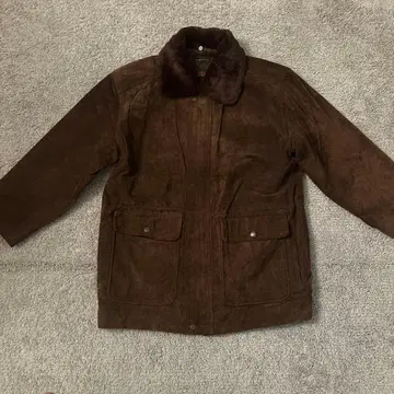 올드 유니클로 80s 초기 택 레어 퍼 카라 부착