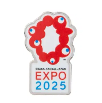 EXPO2025 핀 배지 로고 마크 세로형 01