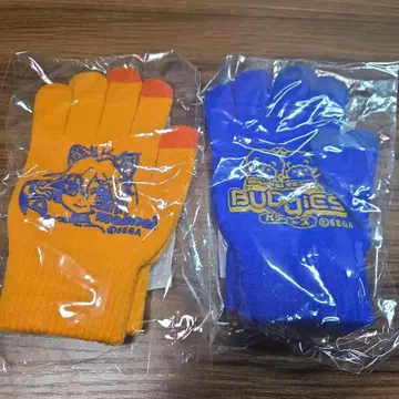 maimai BUDDiES 장갑 파랑 옐로우 컬러 2개 세트