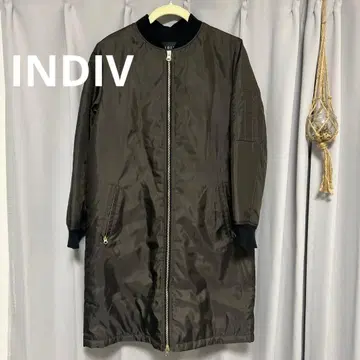 INDIVI MA-1 스타일 자켓 36 카키