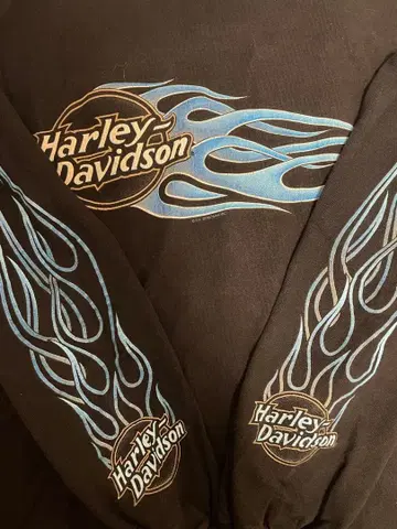 [ 구하기 어려움 ] 90s 할리데이비슨 블루 프레임 빈티지 구제 의류