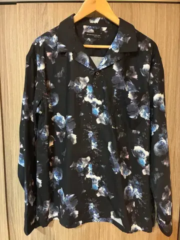 CONFIRMIL 꽃무늬 긴팔 셔츠 L