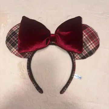 [신상/가을] 디즈니 머리띠 미니 체크 무늬 크리스마스
