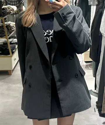 Heather 오버 미들 테일러드 자켓