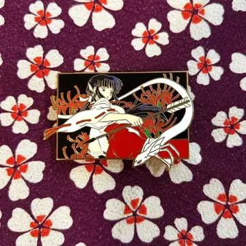 이누야샤 캐릭터 핀 배지 키쿄 미사용 새상품