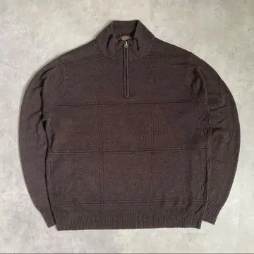 Dockers 다커스 다크 브라운 하프 지퍼 니트 아메카지