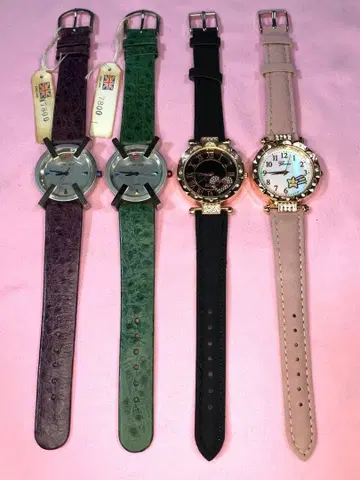 여성용 손목시계 작동 4개 일괄