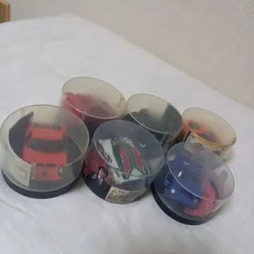 미니카 6개 세트 원통형 케이스