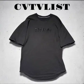 CTLS 카탈리스트 24SS 센터 자수 로고 두꺼운 원단 반팔 T셔츠