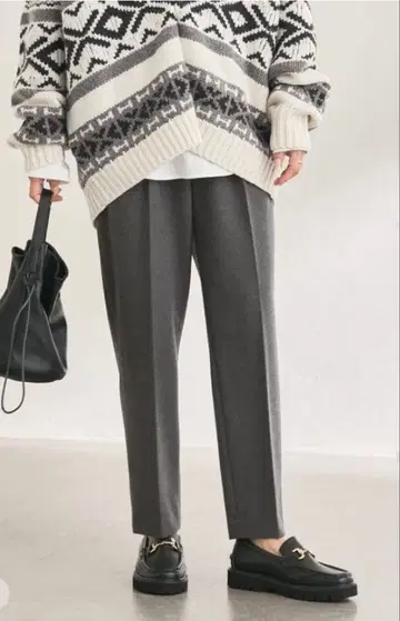 FRAMeWORK T/R 양면 기모 팬츠 택 포함 새상품