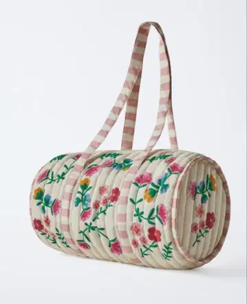 ZARA 자라 인기 완판 퀼팅 자수 백