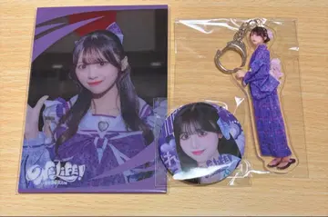 iLiFE 가라폰 복권 준령미키 아크릴 키링 캔뱃지 클리어 카드 세트