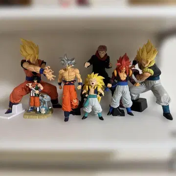 드래곤볼 피규어 세트 6체 + 주술회전 이타도리 유우지