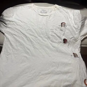 graphia 토스트 캐릭터 T셔츠 빵도둑