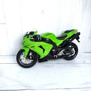 Kawasaki Ninja 바이크 모델 그린 약 1/12 스케일 바이크