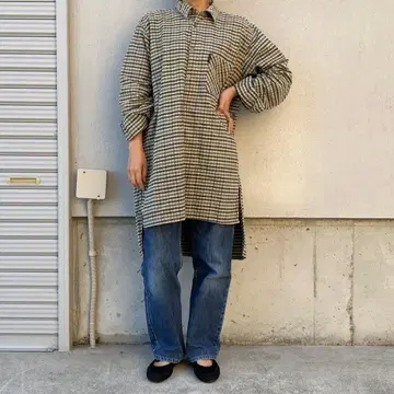 MR BURGI TOURNON 프랑스 체크 셔츠