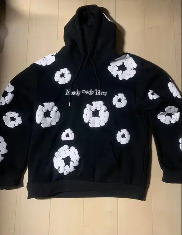 레디 메이드 티어스 블랙 후드티