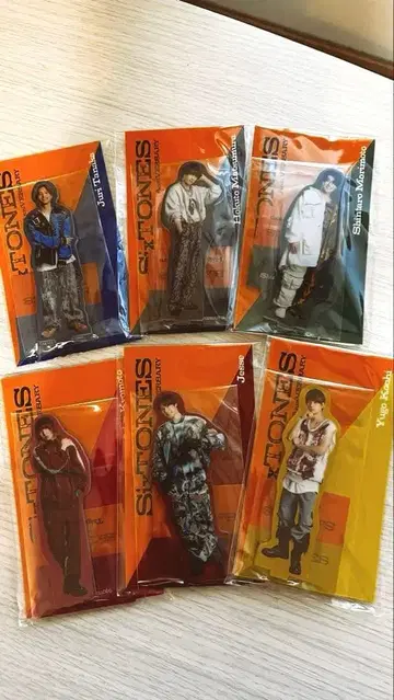 SixTONES 아크릴 스탠드 6개 세트