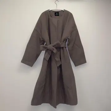 [ 새상품급 ] nano universe 베이지 롱 코트 사이즈 36