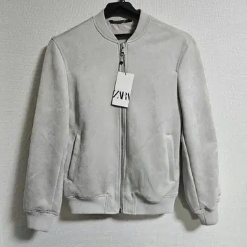 ZARA 페이크 스웨이드 봄버 자켓