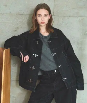 셋업 파이어맨 자켓&배기 더블니 팬츠