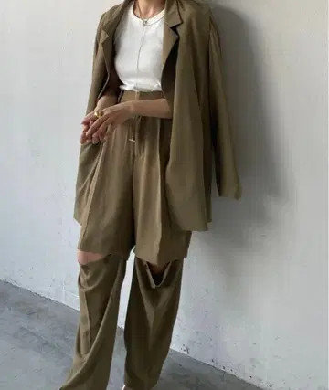 AIC. AIC 2WAY 슬리브 테일러드 자켓 베스트