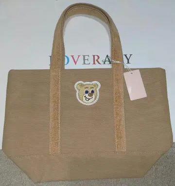 러브러리 올드 테디 토트백 스몰 페이저 베이지