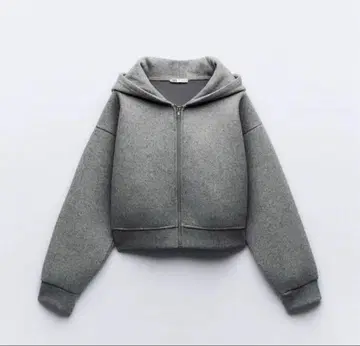 zara 스쿠버 패브릭 이펙트 봄버 자켓