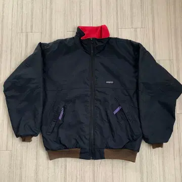 파타고니아 USA 90s 쉘드 신틸라 자켓 블루 블랙