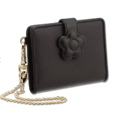 마리콴트 데이지 패치 스냅2 패스 케이스 카드 케이스 교통카드 지갑