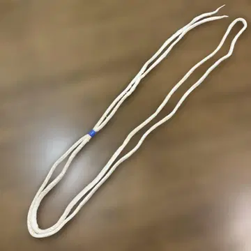 새상품 고로즈 가죽끈 흰색 122cm