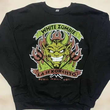 길단 프린트 맨투맨 사이즈 L